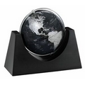Renaissance 6" Black Ocean Desk Globe